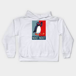 Noot Noot Penguin Meme Kids Hoodie